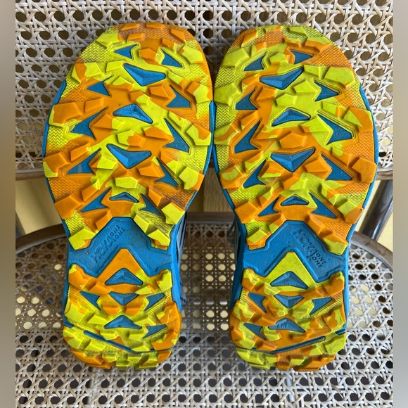 Hoka Black and Blue Athletic Shoes - Picture 5 of 9